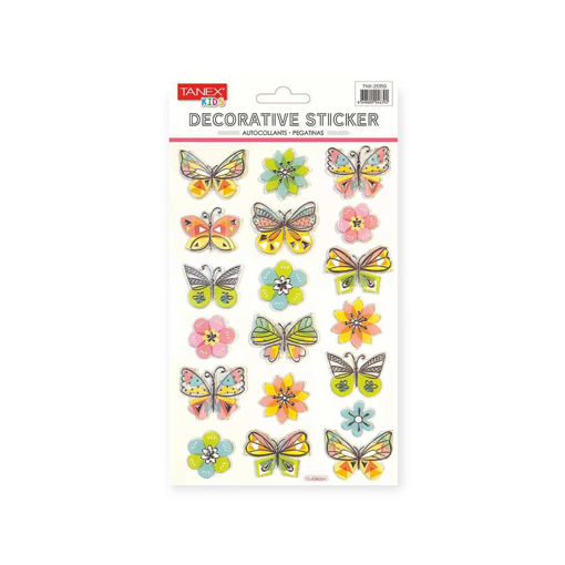 Picture of TANEX KIDS DECORATIVE BUTTERFLIES STICKERS